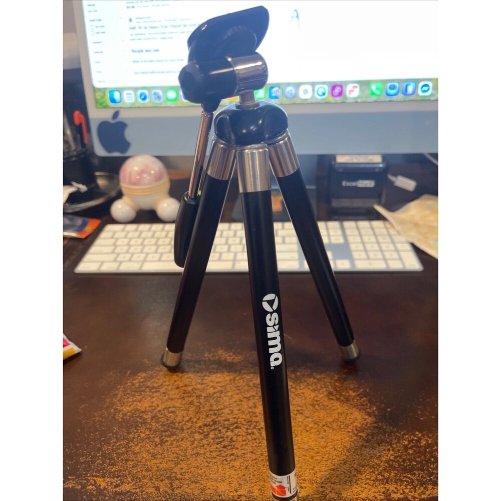 SIMA Compact Tripod Adjustable 36" Camera Phone Stand Ball Head Great Shape